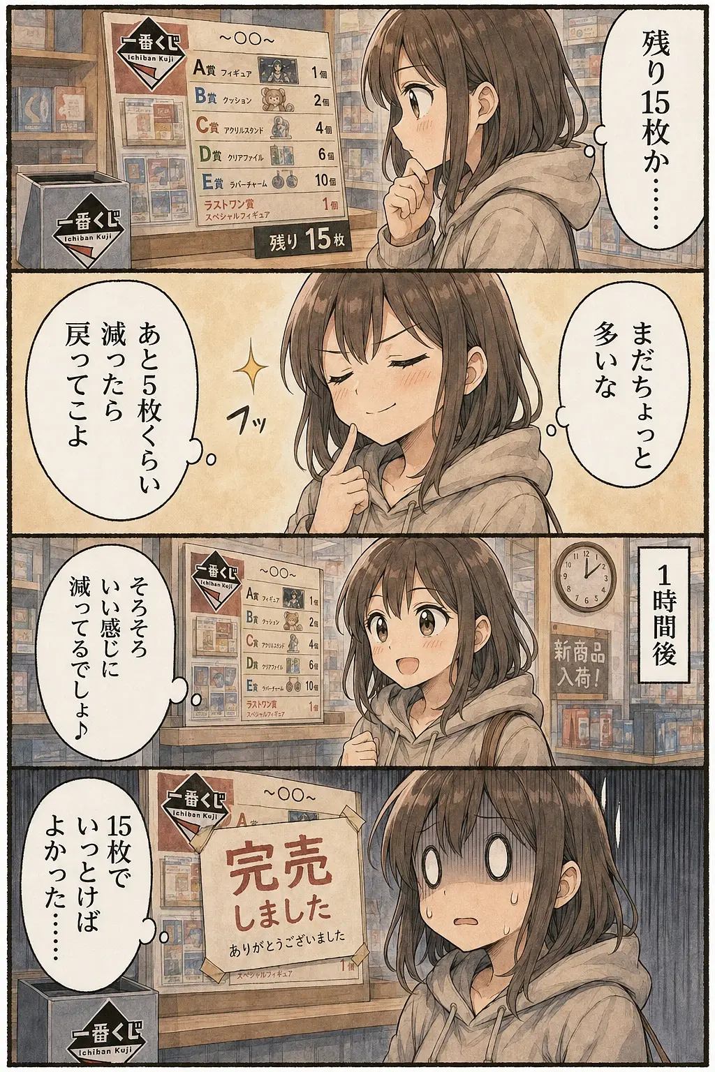 くじカスあるある #003「あとで戻ってこよう」