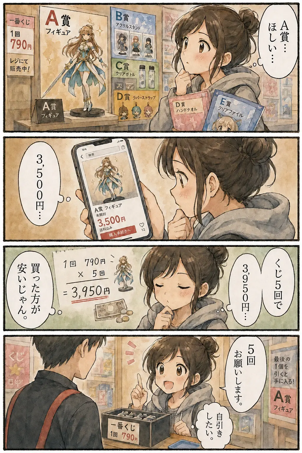 くじカスあるある #004「買った方が安い」