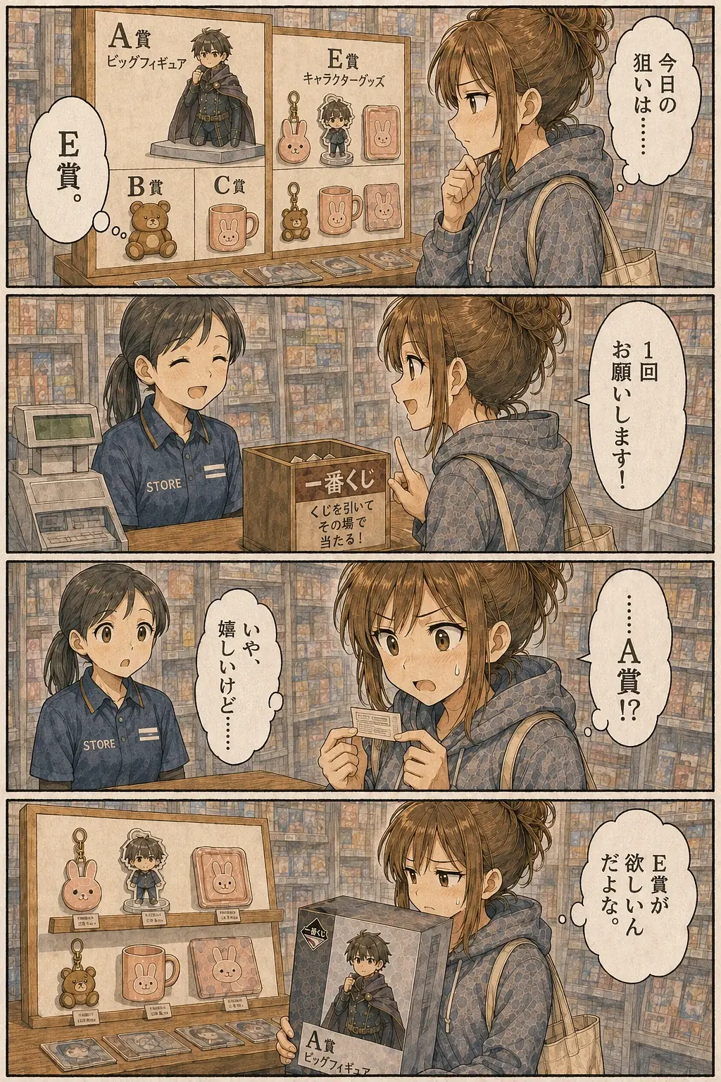 くじカスあるある #012「欲しいのはE賞」