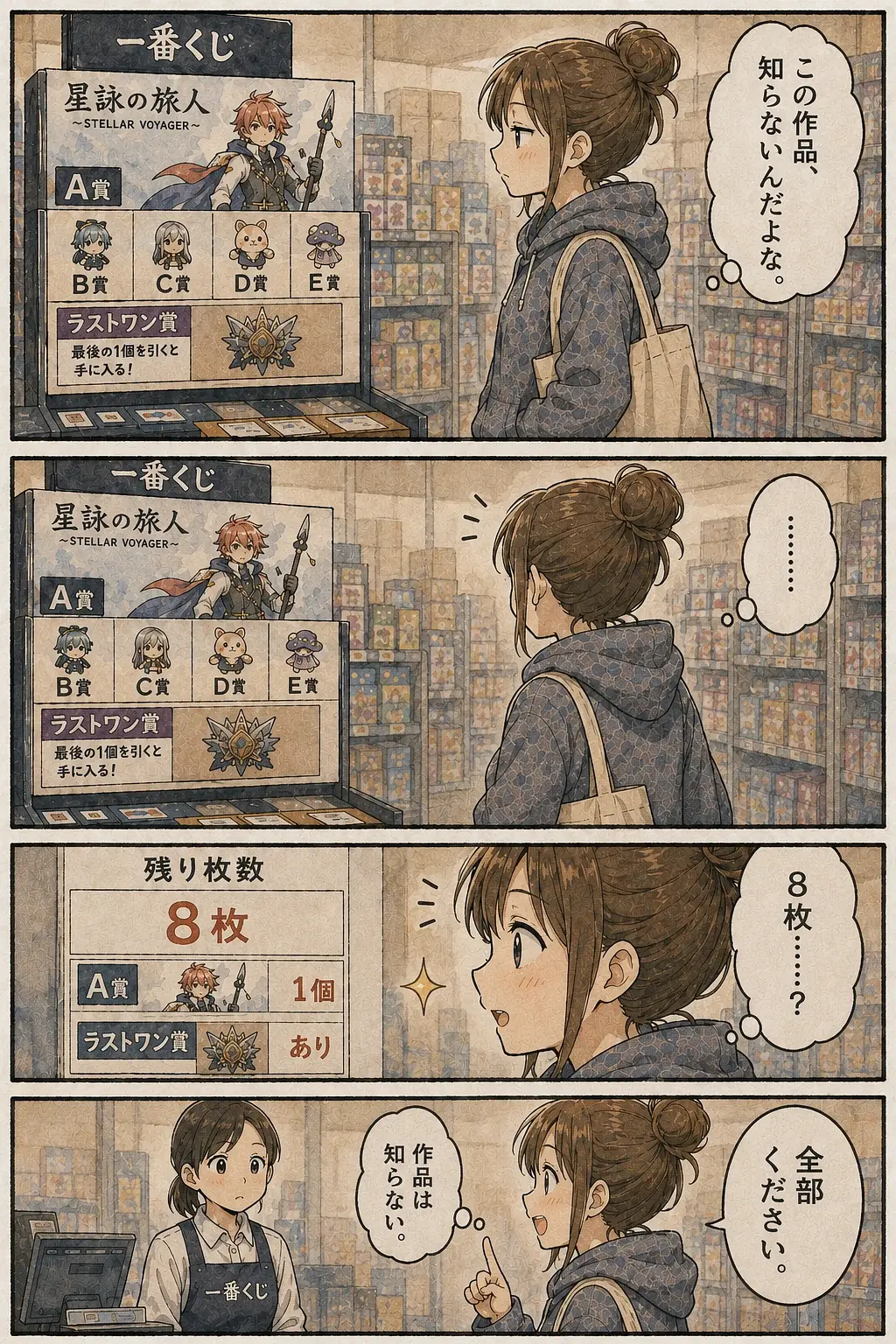 くじカスあるある #016「作品、知らないけど」