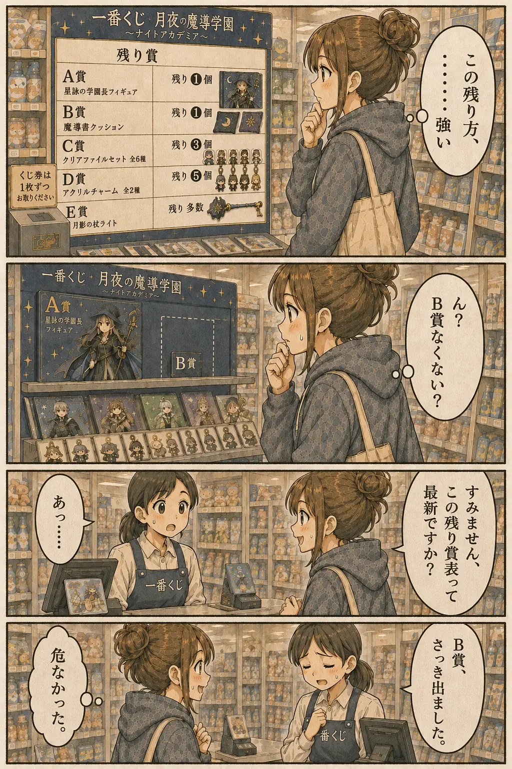 くじカスあるある #017「残り賞表、本当に最新？」