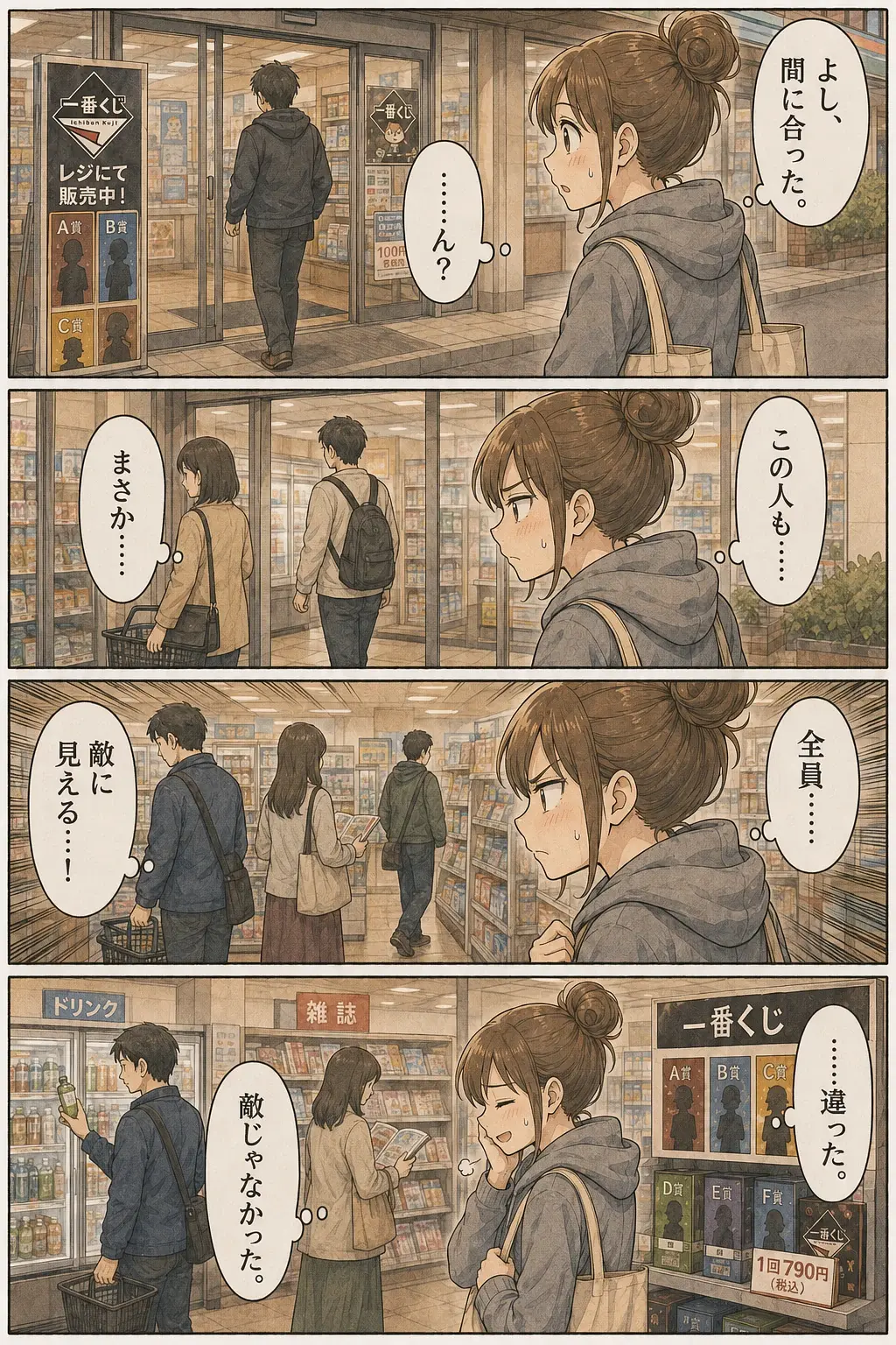 くじカスあるある #020「全員ライバルに見える」