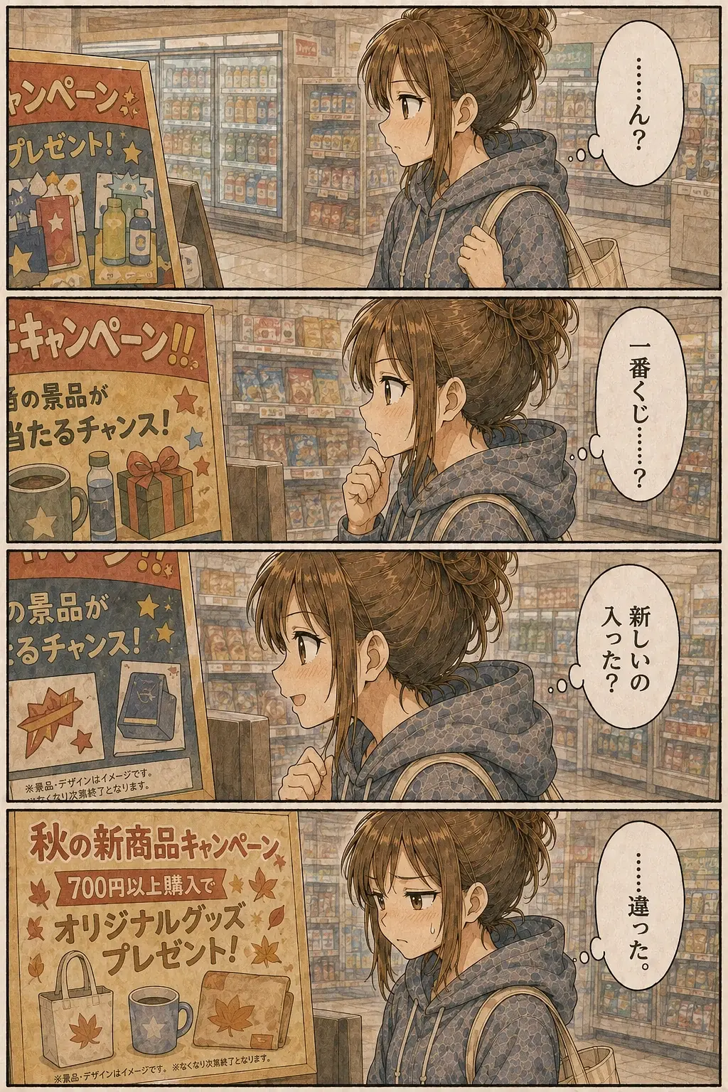くじカスあるある #021「一番くじっぽいPOPに反応する」