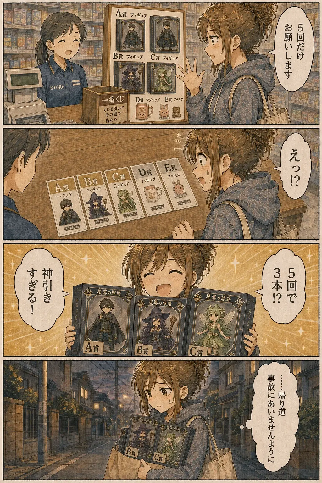 くじカスあるある #030「神引きの反動」